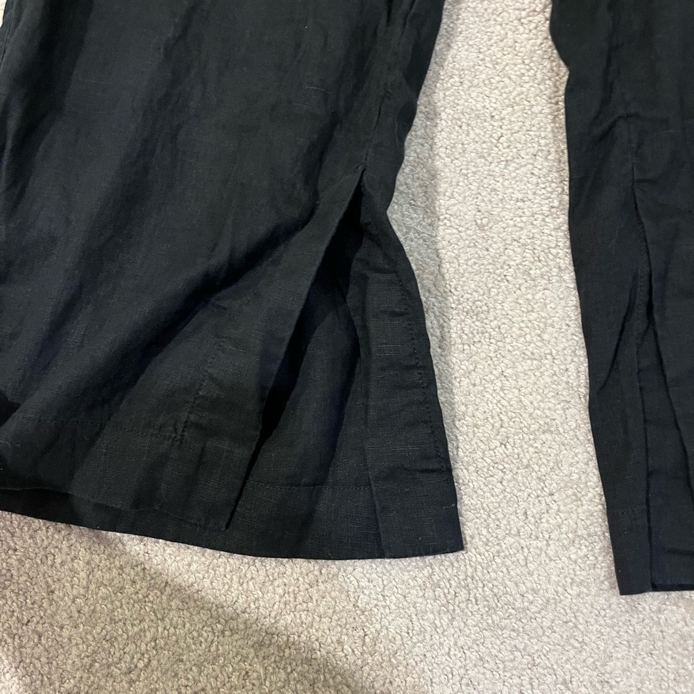 Athleta Retreat High Rise 100% Linen Wide Leg Pants - Picture 3 of 11